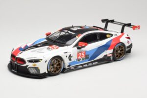 BMW M8 GTE Team RLL C. De Phillippi / B. Auberlen 2nd in Class 12 Hours of Sebring 2018 Minichamps 1:18 155182925 Metaal