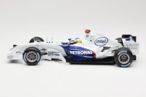 BMW Sauber F1.06 #16 N. Heidfeld Launch Version 2006 Minichamps 1:18 80430413183 Metaal — afbeelding 3 van 6
