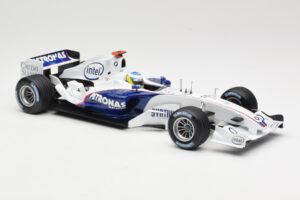 BMW Sauber F1.06 #16 N. Heidfeld Launch Version 2006 Minichamps 1:18 80430413183 Metaal — afbeelding 4 van 6