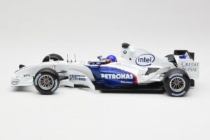 BMW Sauber F1.06 #17 J. Villeneuve Launch Version 2006 Minichamps 1:18 80430413184 Metaal — afbeelding 3 van 6