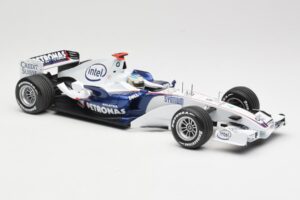 BMW Sauber F1.07 #9 N. Heidfeld Launch Version 2007 Minichamps 1:18 80430426994 Metaal — afbeelding 4 van 7