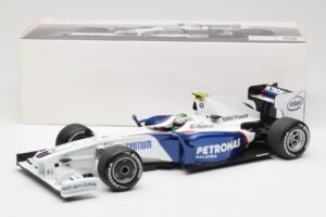 BMW Sauber F1.09 #6 N. Heidfeld Launch Version 2009 Minichamps 1:18 80432154856 Metaal — afbeelding 7 van 7