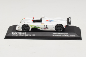 BMW V12 LMR #42 T. Kristensen / J.J. Lehto / J. Muller 24 Hours of Le Mans 1999 Minichamps 1:43 80429418137 Metaal