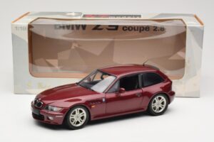 BMW Z3 Coupe 2.8 Red Metallic UT Models 1:18 20423 Metaal — afbeelding 8 van 8