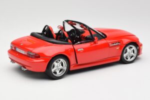 BMW Z3 E36/7 Roadster Rood Bburago 1:18 3349 Metaal — afbeelding 3 van 8