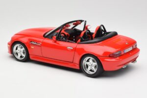 BMW Z3 E36/7 Roadster Rood Bburago 1:18 3349 Metaal — afbeelding 7 van 8