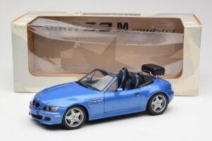 BMW Z3 M Roadster Met Bagagedrager Blauw Metallic UT Models 1:18 20416 Metaal — afbeelding 8 van 8