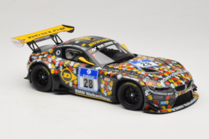 BMW Z4 GT3 #28 Team Walkenhorst J. Stuck / Sandritter ADAC 24 Hours Nurburgring 2014 Minichamps 1:18 151142328 Metaal — afbeelding 4 van 6