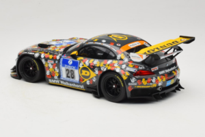 BMW Z4 GT3 #28 Team Walkenhorst J. Stuck / Sandritter ADAC 24 Hours Nurburgring 2014 Minichamps 1:18 151142328 Metaal — afbeelding 5 van 6