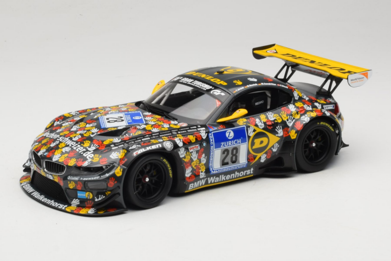 BMW Z4 GT3 #28 Team Walkenhorst J. Stuck / Sandritter ADAC 24 Hours Nurburgring 2014 Minichamps 1:18 151142328 Metaal