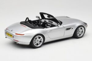 BMW Z8 E52 Cabriolet Zilver Kyosho 1:18 80432411551 Metaal — afbeelding 3 van 8