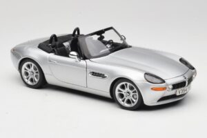BMW Z8 E52 Cabriolet Zilver Kyosho 1:18 80432411551 Metaal — afbeelding 6 van 8