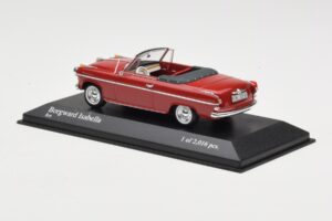 Borgward Isabella Cabriolet Rood Minichamps 1:43 400096060 Metaal — afbeelding 3 van 4