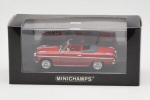 Borgward Isabella Cabriolet Rood Minichamps 1:43 400096060 Metaal — afbeelding 4 van 4