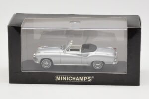 Borgward Isabella Cabriolet Zilver Minichamps 1:43 400096030 Metaal — afbeelding 4 van 4