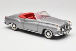 Borgward Isabella Cabriolet Zilver Revell 1:18 8411 Metaal — afbeelding 6 van 8
