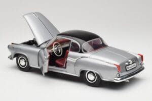 Borgward Isabella Coupe Grijs & Zwart Revell 1:18 8989 Metaal — afbeelding 7 van 8