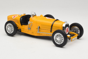 Bugatti Type 59 #14 Grand Prix Oranje Bburago 1:18 3012 Metaal — afbeelding 4 van 6