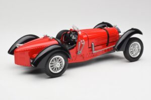 Bugatti Type 55 Rood Bburago 1:18 3009 Metaal — afbeelding 2 van 6