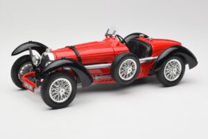 Bugatti Type 55 Rood Bburago 1:18 3009 Metaal