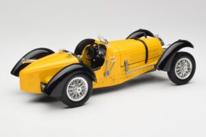 Bugatti Type 59 Geel Bburago 1:18 3005 Metaal — afbeelding 3 van 8