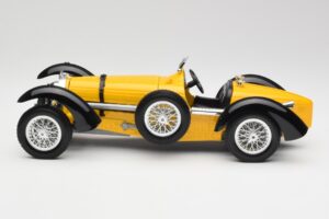 Bugatti Type 59 Geel Bburago 1:18 3005 Metaal — afbeelding 4 van 8