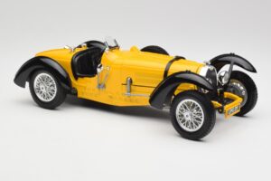 Bugatti Type 59 Geel Bburago 1:18 3005 Metaal — afbeelding 6 van 8