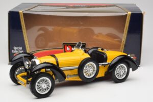 Bugatti Type 59 Geel Bburago 1:18 3005 Metaal — afbeelding 8 van 8