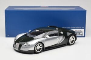 Bugatti Veyron Edition Centenaire Chrome Green Minichamps 1:18 100110852 Metaal — afbeelding 8 van 8