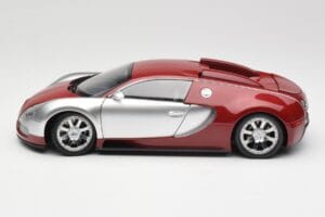 Bugatti Veyron Edition Centenaire Chrome Red Minichamps 1:18 100110851-O Metaal — afbeelding 4 van 8