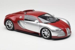 Bugatti Veyron Edition Centenaire Chrome Red Minichamps 1:18 100110851-O Metaal — afbeelding 6 van 8