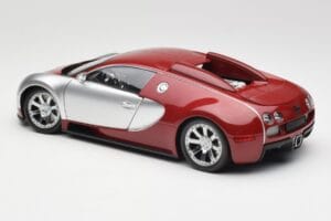 Bugatti Veyron Edition Centenaire Chrome Red Minichamps 1:18 100110851-O Metaal — afbeelding 7 van 8