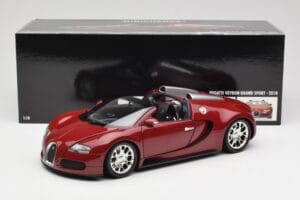 Bugatti Veyron Grand Sport Rood Minichamps 1:18 100110832 Metaal — afbeelding 9 van 9