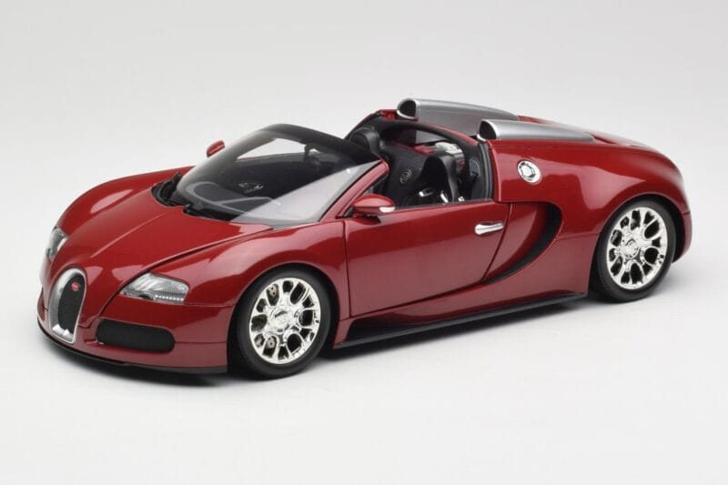 Bugatti Veyron Grand Sport Rood Minichamps 1:18 100110832 Metaal