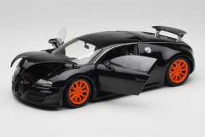 Bugatti Veyron Super Sport Black Metallic Minichamps 1:18 100110842 Metaal — afbeelding 2 van 8
