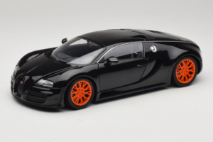 Bugatti Veyron Super Sport Black Metallic Minichamps 1:18 100110842 Metaal