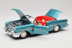 Buick Century Cabriolet Blauw Mira 1:18 6134 Metaal — afbeelding 2 van 8