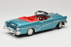 Buick Century Cabriolet Blauw Mira 1:18 6134 Metaal — afbeelding 3 van 8