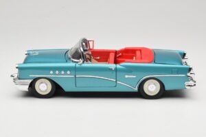 Buick Century Cabriolet Blauw Mira 1:18 6134 Metaal — afbeelding 4 van 8