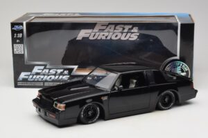 Buick Grand National Fast & Furious Zwart Jada 1:18 97178 Metaal — afbeelding 8 van 8