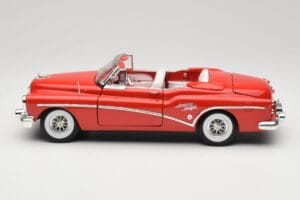 Buick Skylark Cabriolet Rood Motormax 1:18 73129 Metaal — afbeelding 4 van 8