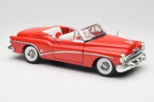 Buick Skylark Cabriolet Rood Motormax 1:18 73129 Metaal — afbeelding 6 van 8