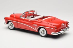 Buick Skylark Cabriolet Rood Motormax 1:18 73129 Metaal — afbeelding 7 van 8