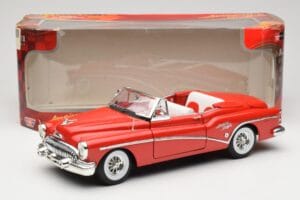 Buick Skylark Cabriolet Rood Motormax 1:18 73129 Metaal — afbeelding 8 van 8