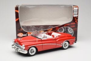 Buick Skylark Rood Motormax 1:18 411393-M1 Metaal — afbeelding 8 van 8