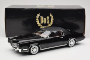 Cadillac Eldorado Zwart Bruin BoS Models 1:18 BOS064 Hars — afbeelding 6 van 6