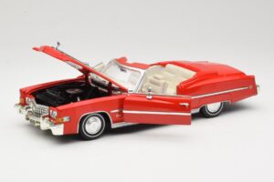 Cadillac Eldorado Cabriolet Rood Anson 1:18 30387 Metaal — afbeelding 2 van 8