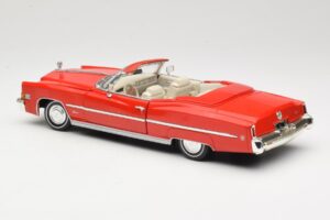 Cadillac Eldorado Cabriolet Rood Anson 1:18 30387 Metaal — afbeelding 7 van 8