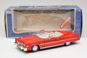 Cadillac Eldorado Cabriolet Rood Anson 1:18 30387 Metaal — afbeelding 8 van 8