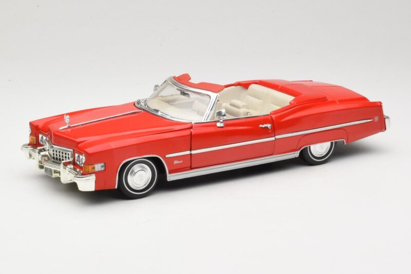 Cadillac Eldorado Cabriolet Rood Anson 1:18 30387 Metaal